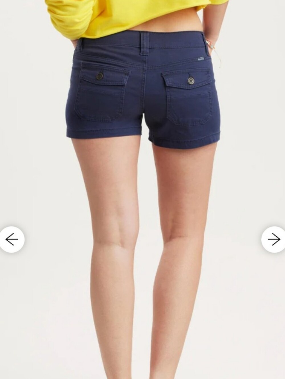 Lot of 2 Unionbay Delaney 3.5" Twill Stretch Shorts. Navy And Tan Both Size 9 - Picture 4 of 11